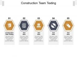 Construction team texting ppt powerpoint presentation show good cpb