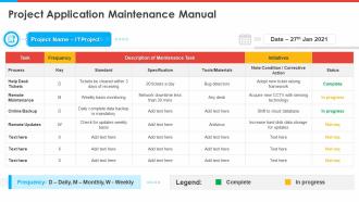 Construction templates bundle project application maintenance manual