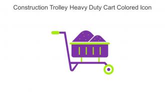 Construction Trolley Heavy Duty Cart Colored Icon In Powerpoint Pptx Png And Editable Eps Format
