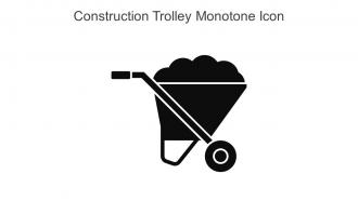 Construction Trolley Monotone Icon In Powerpoint Pptx Png And Editable Eps Format