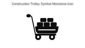 Construction Trolley Symbol Monotone Icon In Powerpoint Pptx Png And Editable Eps Format