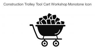Construction Trolley Tool Cart Workshop Monotone Icon In Powerpoint Pptx Png And Editable Eps Format