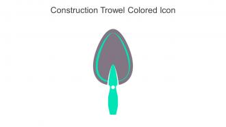Construction Trowel Colored Icon In Powerpoint Pptx Png And Editable Eps Format