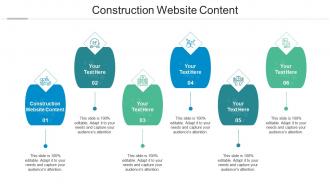 Construction website content ppt powerpoint presentation gallery aids cpb