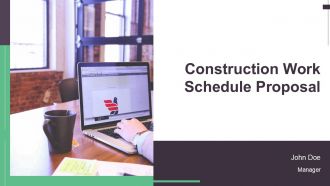 Construction Work Schedule Proposal PPT PowerPoint AT Construction Work Schedule Proposal PPT PowerPoint AT