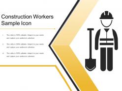 Construction workers sample icon