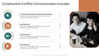 Constructive Conflict Communication Includes In Powerpoint And Google Slides Cpb