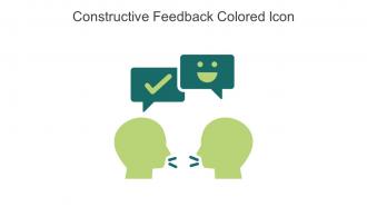Constructive Feedback Colored Icon In Powerpoint Pptx Png And Editable Eps Format