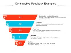 Constructive feedback examples ppt powerpoint presentation inspiration cpb