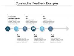 Constructive feedback examples ppt powerpoint presentation show example cpb