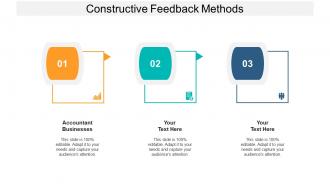 Constructive feedback methods ppt powerpoint presentation show file formats cpb