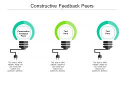 Constructive feedback peers ppt powerpoint presentation gallery styles cpb