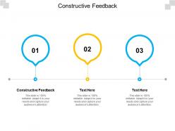 Constructive feedback ppt powerpoint presentation layouts elements cpb