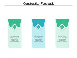 Constructive feedback ppt powerpoint presentation professional infographic template cpb