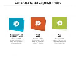 Constructs social cognitive theory ppt powerpoint presentation pictures ideas cpb