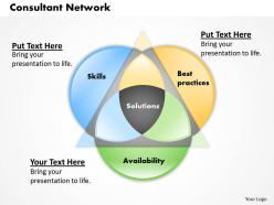 Consultant network powerpoint presentation slide template