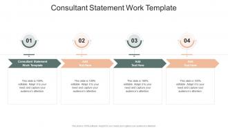 Consultant Statement Work Template In Powerpoint And Google Slides Cpb