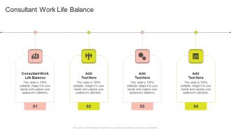 Consultant Work Life Balance In Powerpoint And Google Slides Cpb