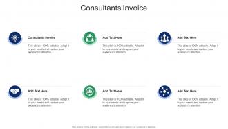 Consultants Invoice In Powerpoint And Google Slides Cpb