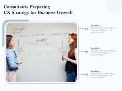 Consultants Preparing CX Strategy For Business Growth