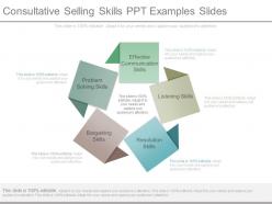 Consultative selling skills ppt examples slides