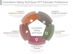 Consultative selling techniques ppt examples professional