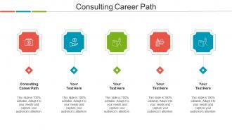 Consulting Career Path Ppt Powerpoint Presentation Portfolio Information Cpb