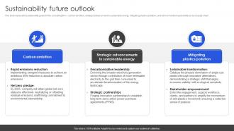 Consulting Company Profile Sustainability Future Outlook Ppt Summary Sample CP SS