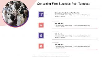 Consulting Firm Business Plan Template In Powerpoint And Google Slides Cpb