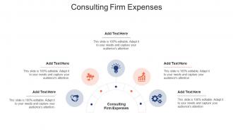 Consulting Firm Expenses Ppt Powerpoint Presentation Summary Outline Cpb