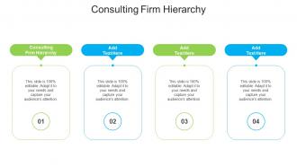 Consulting Firm Hierarchy In Powerpoint And Google Slides Cpb