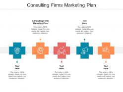 Consulting firms marketing plan ppt powerpoint presentation infographics cpb