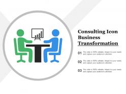 Consulting icon business transformation