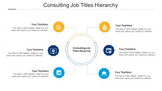 Consulting Job Titles Hierarchy Ppt Powerpoint Presentation Outline Example Cpb