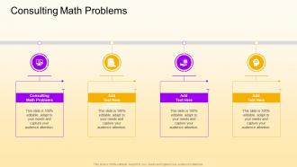 Consulting Math Problems In Powerpoint And Google Slides Cpb