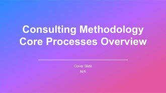 Consulting Methodology Core Processes Overview PPT Designs AT