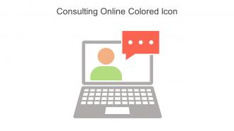 Consulting Online Colored Icon In Powerpoint Pptx Png And Editable Eps Format