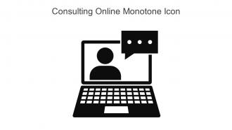 Consulting Online Monotone Icon In Powerpoint Pptx Png And Editable Eps Format