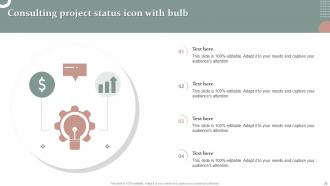 Consulting Project Status Powerpoint Ppt Template Bundles