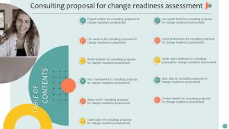 Consulting Proposal For Change Readiness Assessment Powerpoint Presentation Slides