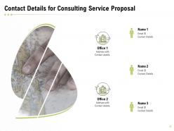 Consulting service proposal template powerpoint presentation slides