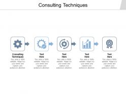 Consulting techniques ppt powerpoint presentation portfolio introduction cpb