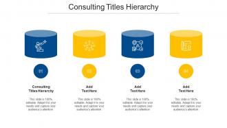 Consulting Titles Hierarchy Ppt Powerpoint Presentation Infographics Structure Cpb