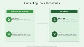 Consulting Tools Techniques In Powerpoint And Google Slides Cpb