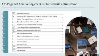 Consumer Acquisition Techniques With CAC On Page SEO Marketing Checklist For Website Optimization