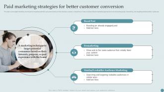 Consumer Acquisition Techniques With CAC Paid Marketing Strategies For Better Customer Conversion