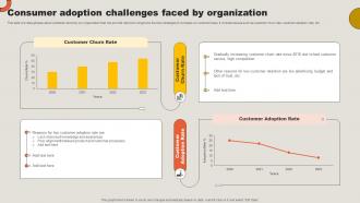 Consumer Adoption Challenges Faced By Organization Key Adoption Measures For Customer