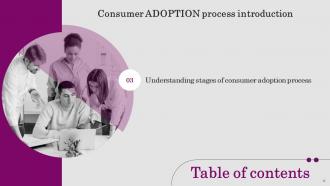 Consumer Adoption Process Introduction Powerpoint Presentation Slides Images Customizable
