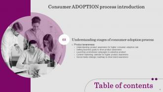 Consumer Adoption Process Introduction Powerpoint Presentation Slides Good Customizable