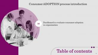 Consumer Adoption Process Introduction Powerpoint Presentation Slides Images Compatible
